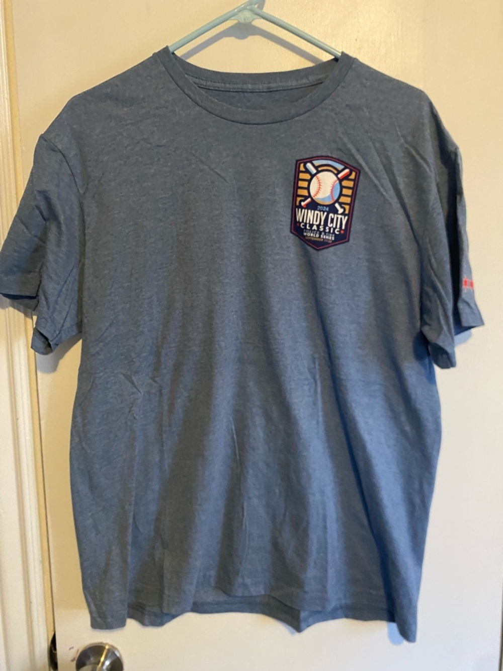 Windy City Classic Baseball Graphic Tee - Blue